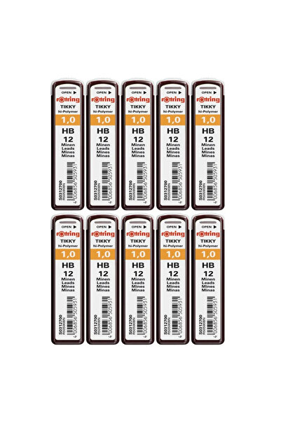 Rotring Versatil Hi Polymer Pencil Tip Hb 0.9/1.0 mm (S 0312700 ) 10 Pack