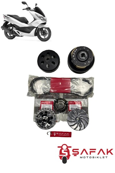 ŞAFAK MOTOSİKLET HONDA PCX 125 ÖN ARKA VARYATÖR KAYIŞ SET ORJİNAL 2018-2020 M...