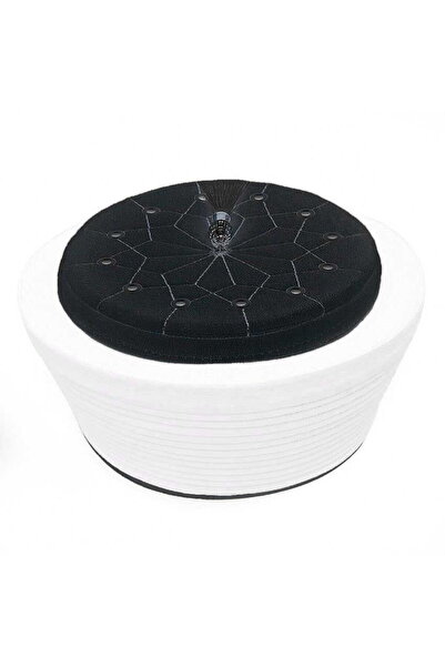 İkranur Ανδαλουσιανό Ιμάντα Ιμάμ Σαρίγκε, Μαύρο Χρώμα - Ύφασμα Χρώματος Κουμπ...