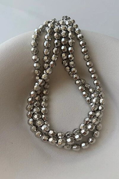 ndjewelry سبيلر سبارك – قلادة فضية لامعة