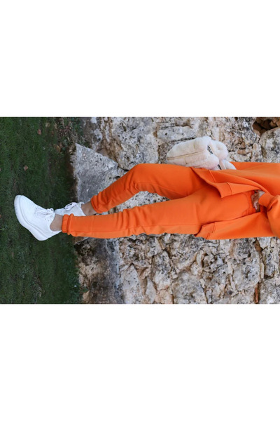 bytugcekaya Pantaloni de sport elastici portocalii