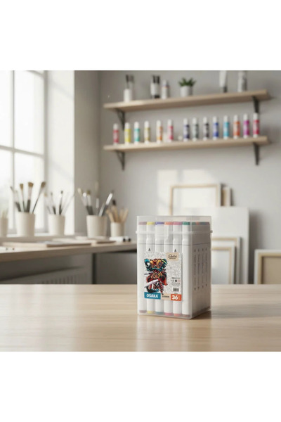 Osaka Touch Bluesea Sketch Çift Uçlu 36'LI Marker Kalem Seti