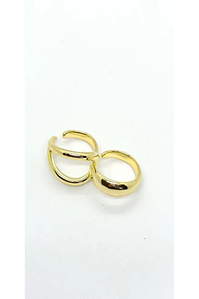 ndjewelry خاتم توين جلو المزدوج