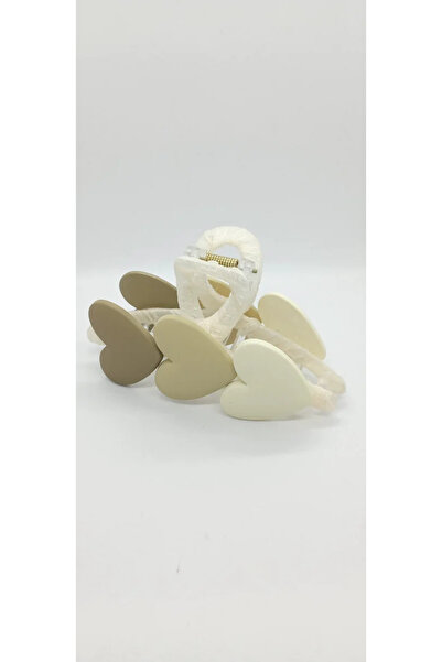 ndjewelry مشبك مزلاج على شكل قلب ناعم اللون