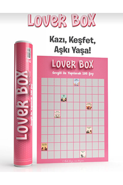 purelab Lover Box Sevgiliyle 100 kazı kazan Süpriz Kazıma Oyunu Sevgili Oyunu...