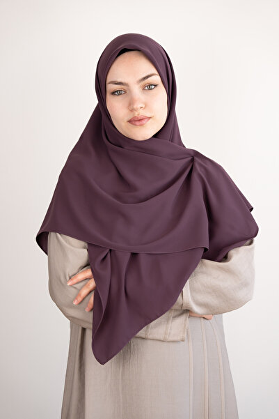 İPEKSTİL Medine İpeği Eşarp MÜRDÜM