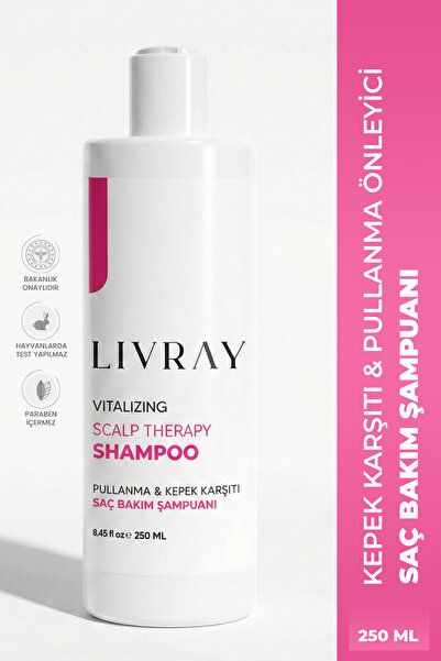 Livray Vitalizing Anti Dandruff Shampoo - Pullanma & Kepek Karşıtı Saç Bakım ...