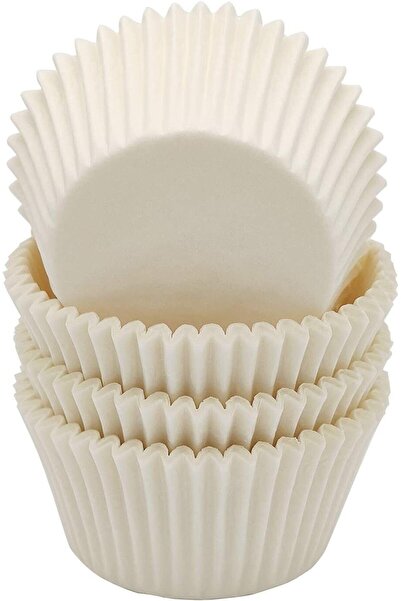 L'Opaline Mini Boy Beyaz Muffin Truff Çikolata Kek Brownie Kalıbı 35x20 Mm Takribi 200 Adet