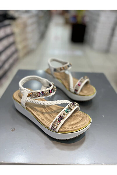 Guja صندل نسائي أنيق بكعب مرن من فيتا