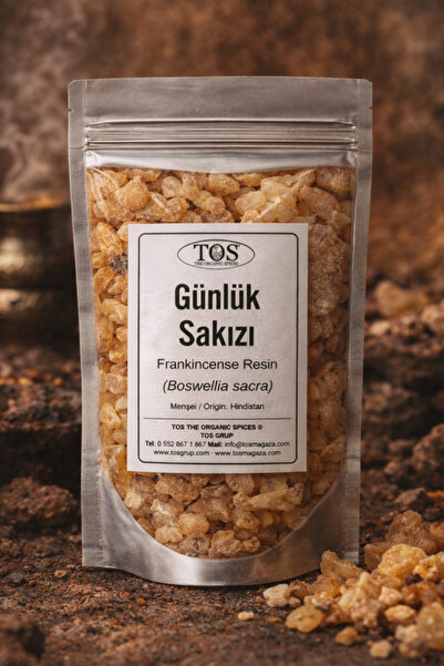 TOS The Organic Spices Günlük Sakızı 50 gr (1. Kalite) Boswellia sacra / Fran...