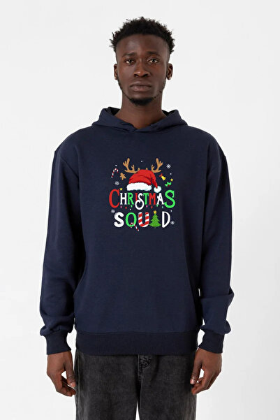 Tshirthane Mornarsko plava muška majica sa kapuljačom 3ip Christmas Squad