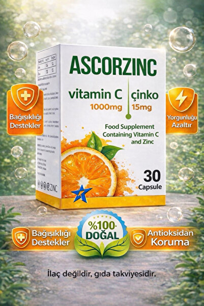 dream pharma Ascorzinc Vitamin C 1000 mg & Zinc 15mg
