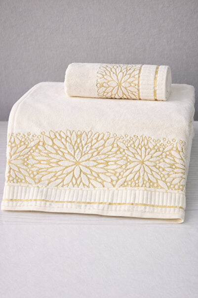 Peacock 2-Piece Jacquard Bath Set 100X150, 50X90 100% Cotton