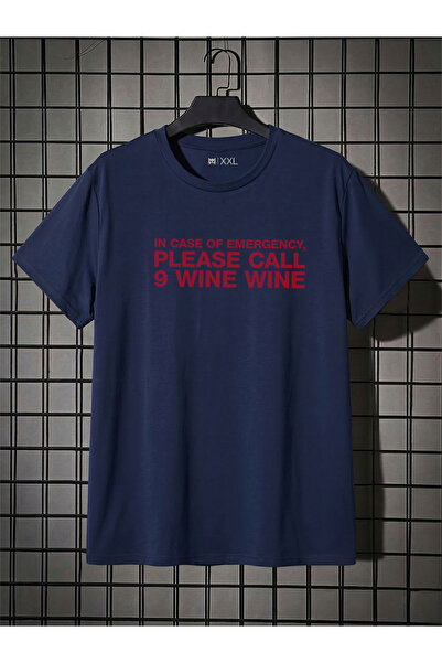 North Whiskers 9 وين وين تي شيرت أزرق داكن 100% قطن للجنسين