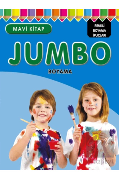 Parıltı Yayınları Jumbo Boyama - Mavi Kitap