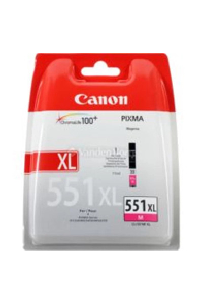 Canon CLI-551XL M Magenta Kırmızı Yüksek Kapasiteli Mürekkep Kartuş IP7250 MX925