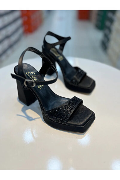 Alphus Κομψά βραδινά παπούτσια με χοντρό τακούνι Hco