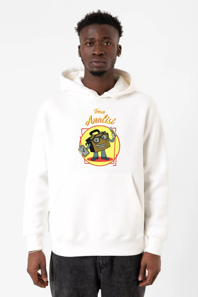 Tshirthane Analitičar tima The Umbrella Academy, bela muška majica sa kapulja...