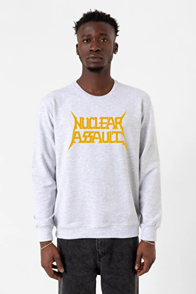 Tshirthane Nuclear Assault Lettern Karmelange muška 2ip majica