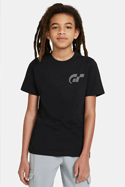 Tshirthane Tricou negru pentru copii Gran Turismo Pocket Logo