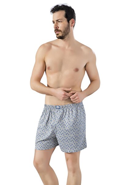Generic Brand Boxer pentru bărbați din bumbac pieptănat Lüx Drm 1293 Plus Size