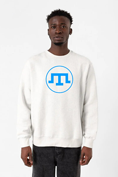 Tshirthane Krimsko-tatarska markica, bela muška 2ip majica