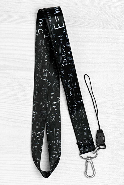 Apptakı Albert Einstein Fizik Formülü Emc2 Boyun Askı İpi Telefon Askı İpi - ...