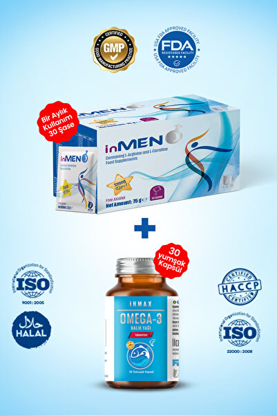 inMen İn Men 30 Saşe + Omega 3