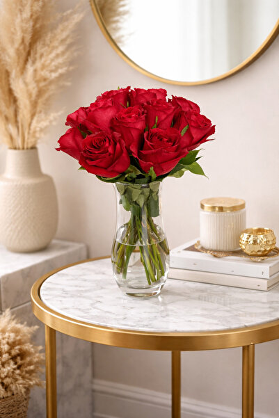 esdekor Paşabahçe Vazo Zarafet Masumiyet Sembol Çap 10 Yükseklik 21cm Hediyel...