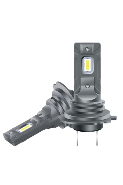 divendi-ro Set de 2 becuri LED H7 120W, 15000Lm, 12V, 6000K, lumină alb-gălbuie
