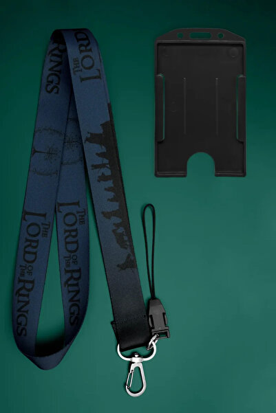 Apptakı Ortaçağ Desenli Boyun İpi Boyun Askı İpi Telefon Askı İpi Kartlık - A...