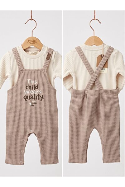 Joviel Askılı Bebek Salopet ve Üst 2'li Takım