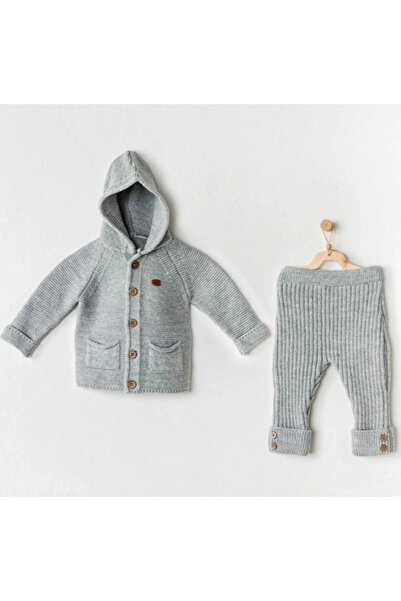 andywawa Andy Wawa 2li Takım Triko Gri Melanj