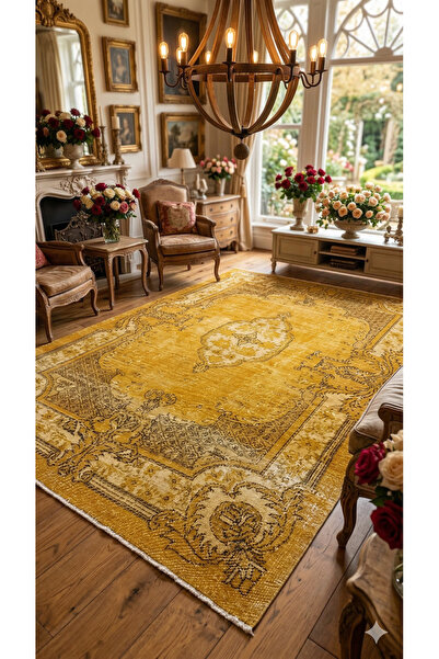 HALI SARAY CONCEPT UŞAK SAF YÜN EL EMEĞİDE OLAN PATCHWORK HALI