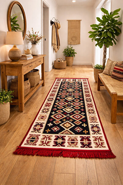 OEM Covor țesut, față-verso, dimensiune 80 x 200 cm H&H 304