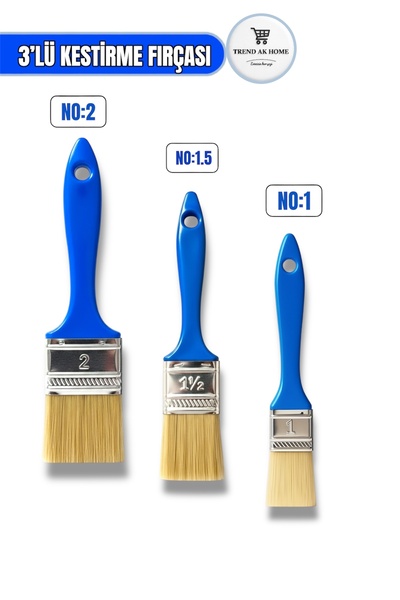 Luna Libra 3-Piece Paint and Cutting Brush Set