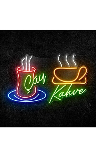 Extremmotif Çay Kahve Neon Led Fincan Neon Led Tabela
