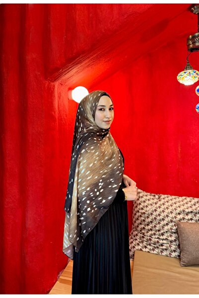 MİNELEŞARP34 Doğal ceylan desenli pamuk soft şal, yumuşak dokusu ve nefes ala...