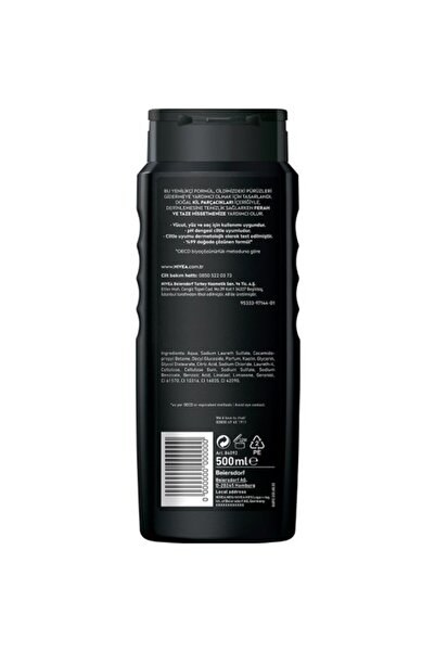 NIVEA Duş Jeli Men Deep Clean 500 ml