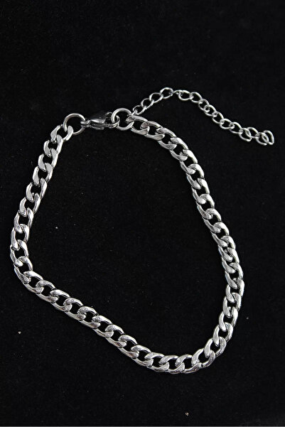 Clariss 316L Steel Classic Model Silver Color Men's Bracelet