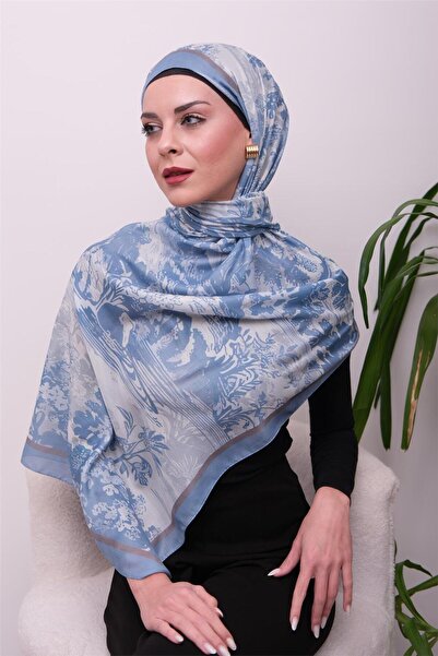 49eyşanipek Opal Harmony Desenli Dijital Soft Şal