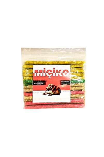 GOLD PUPPY Miçiko Munchy Çubuk Kemik Köpek Ödül 13-14 Cm Renkli 20 Adet