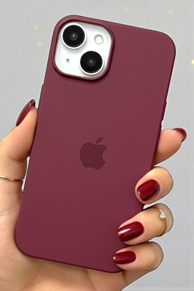 ProNorth Iphone 13-14 Uyumlu Kılıf Logolu Lansman Soft Yumuşak Içi Kadife Sil...