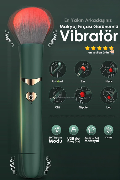 Do it Love Gizli Arkadaş - Makyaj Fırçası Vibratör - Makyaj Tazelerken Zevk A...