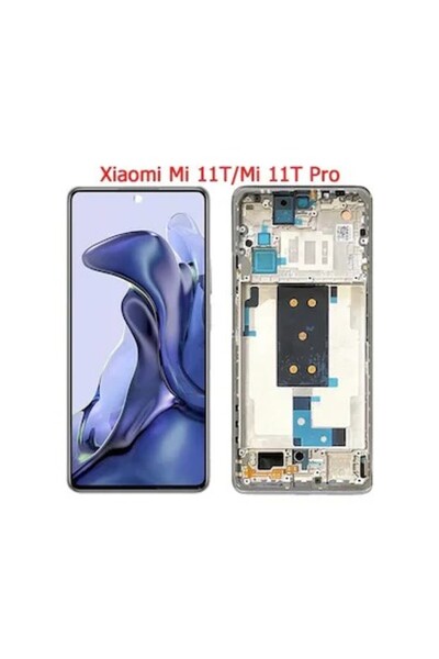 Generic Brand شاشة لمس متوافقة مع Mi 11T - Mi 11T Pro من نوع Oled (أسود)