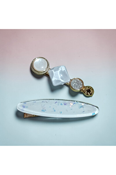 Mimoza Accessories Set of 2 Latch Hair Clips – Stylish Design Hair Clips with...