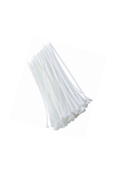 Z-Tools Set de 100 buc coliere PVC 2.5x100mm alb / ZTS8769