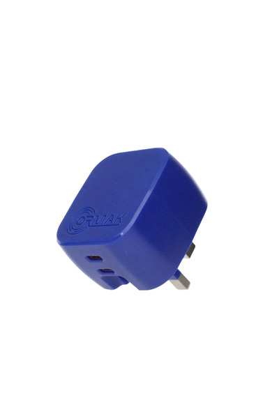ormak Ormak 35W Fast Charging Charger with 2 Type-C Ports - Blue - 2-Year Pro...