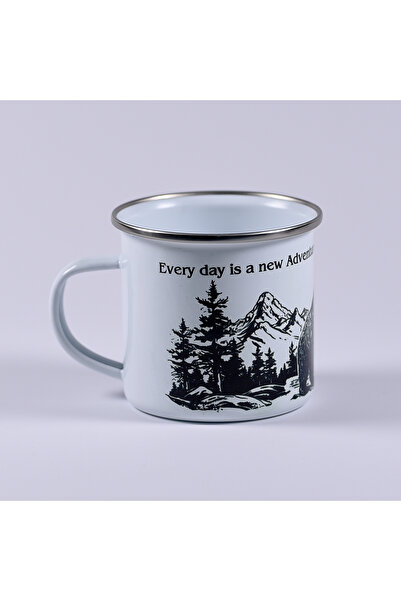 Antok Art AntokArt Cană Emailată durabilă metalică 230 ml - Every Day is a Ne...