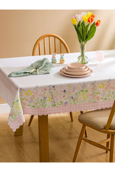 LC Waikiki Rmz Gi̇yi̇m Farkiyla Flower Ba Printed a Tablecloth 40X180 cm